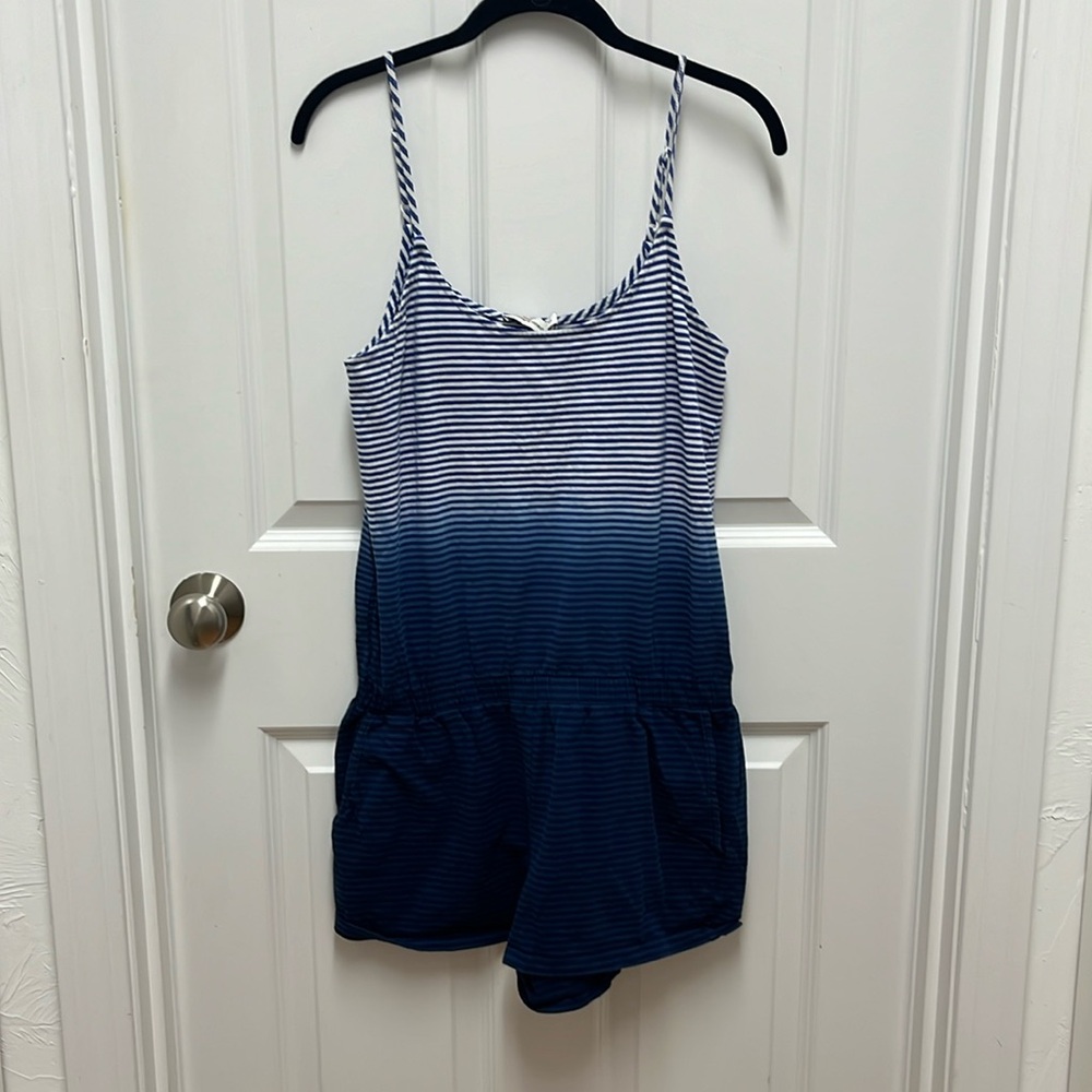 VINEYARD VINES Ombre Striped Romper Shorts
